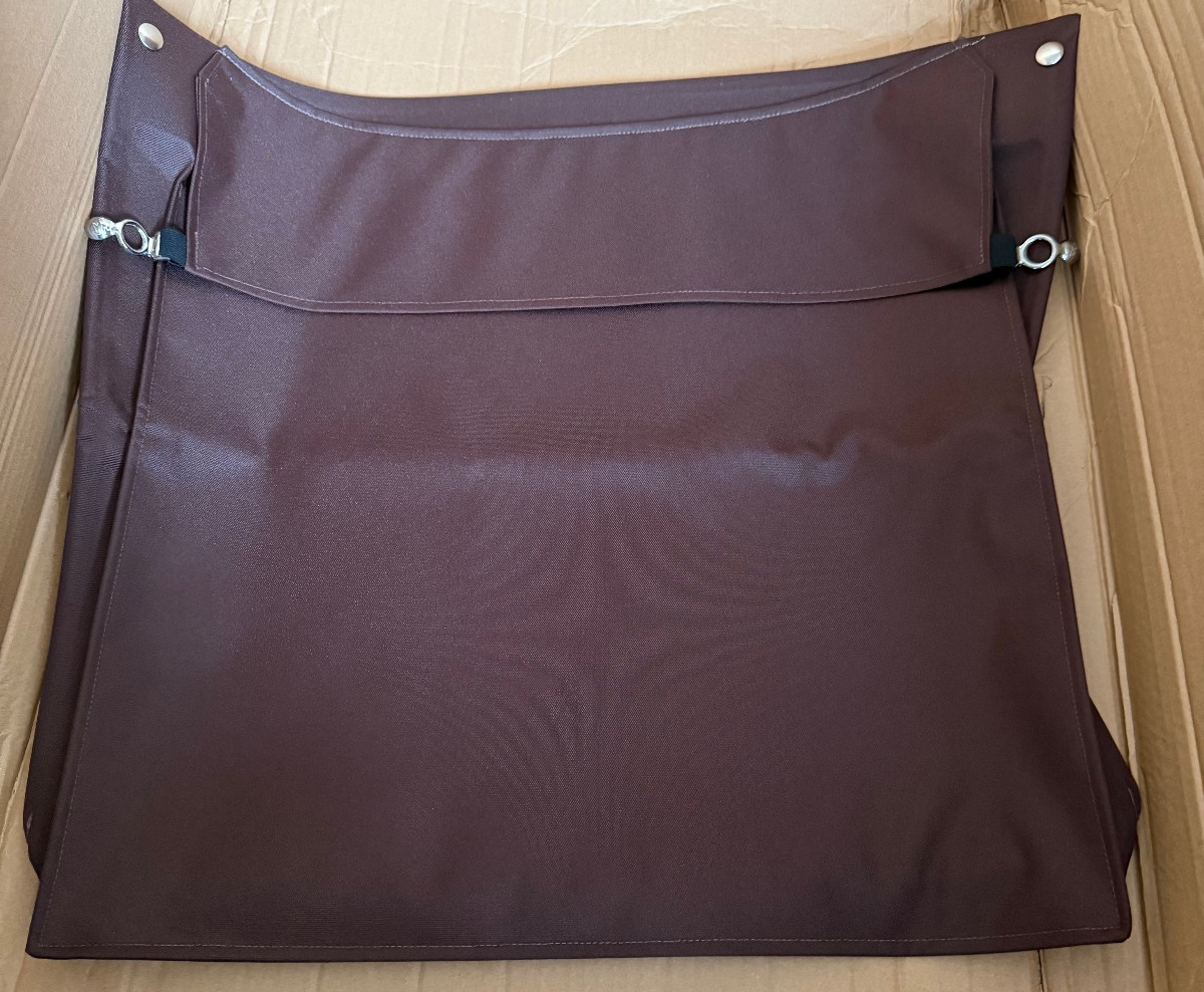 Genuine Silver Cross Kensington Pram Apron Storm Cover Brown