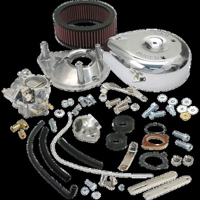 S & S Cycle Super G Shorty Carburetor Kit w/ Manifold 11-0431