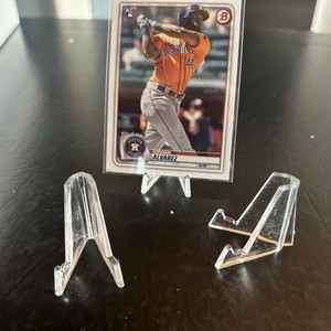 30 Pack Clear Acrylic Trading Card Stand for Coins Sports Cards Display Holder