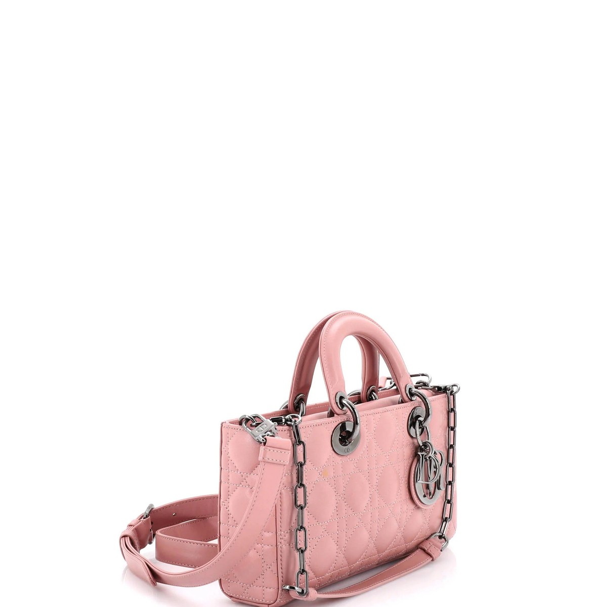 Christian Dior Lady D-Joy Bag Cannage Quilt Lambskin Medium | eBay