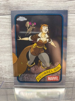 2025 Topps Chrome Marvel Base Chrome #44 SQUIRREL GIRL