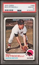 1973 TOPPS #365 RICO PETROCELLI PSA 10