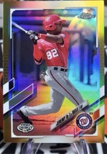 2021 Topps Chrome Pro Debut Jeremy De La Rosa #PD-97 Gold /50 GCL Nationals