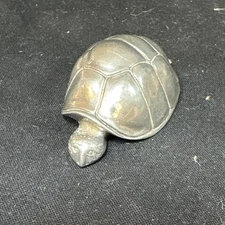 Small Pewter Turtle By Kirk Stieff Pewter 2”  Figurine Paperweight  Figure 757
