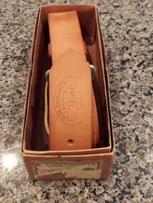 Vintage leather belt 628 40 Grove City PA W. M. Bashlin CO New Old Stock NOS