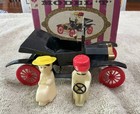1950's FORD "Model T" Salt & Pepper Shaker Set MINT, UNUSED, In Original Box — photo 3