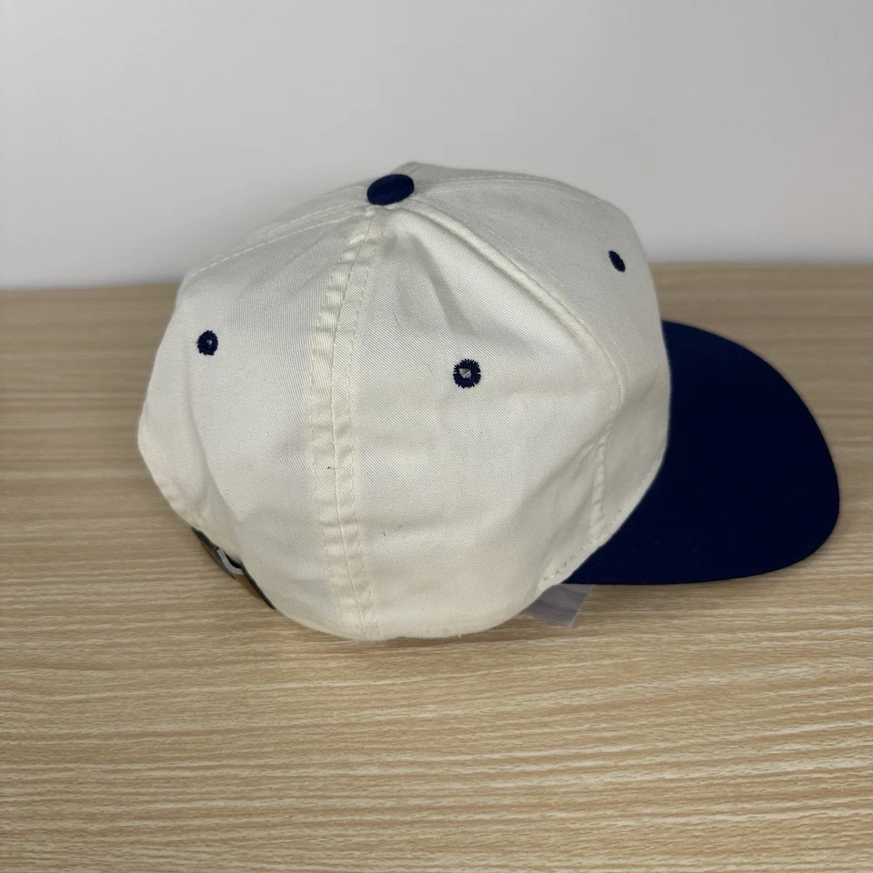 Gorra de béisbol vintage de los 90 Toronto Blue Jays Starter Strapback Hat crema azul marino MLB Foto 2 de 4