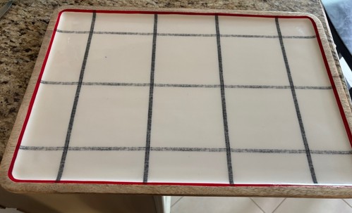 Hearth & Hand With Magnolia Mango Wood Serving Tray Rectangle 17 x 12 VGC