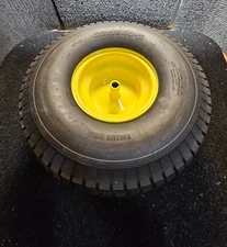 (QTY 1) Hoosier Wheel 20x10.00-8 Lawn & Garden Tire & Wheel Assembly S2101 4PR