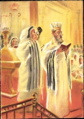 Judaica Artist Postcard Seeberger, Nouvelle Annee, Rosh Hachanah - 4185283