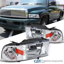 Fits 1994-2001 Dodge Ram 1500 2500 3500 Headlights Led Head Lamps Assembly Pair