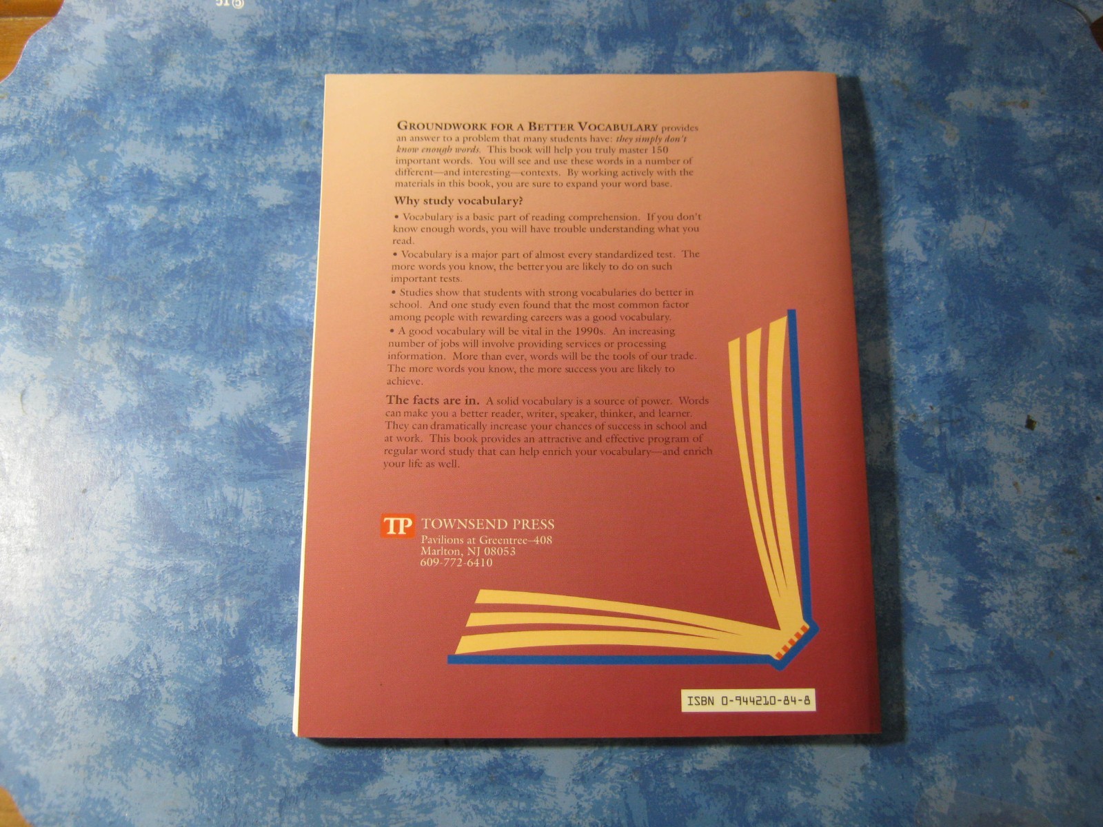 GROUNDWORK FOR A BETTER VOCABULARY Kent Smith & Carole Mohr SC 1994 MINT