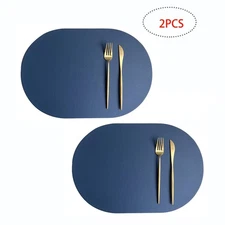 Set of 2 Placemats, PVC Table Placemats, Placemats for Restaurant& Dining Table