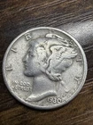 1930 Mercury Dime - Actual Silver Coin Shown VF Shape Same Day Shipping Fre