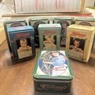 Vintage Kellogg’s Tins 8 Total 5 Of The Same 3 Different All New Never Used