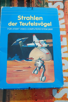 Strahlen der Teufelsvögel (1985) Atari VCS 2600  (Modul, Manual, Box) works 8bit