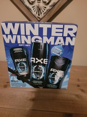 Axe Apollo Winter Wingman Holiday Gift Set for Men 4 Piece Gift