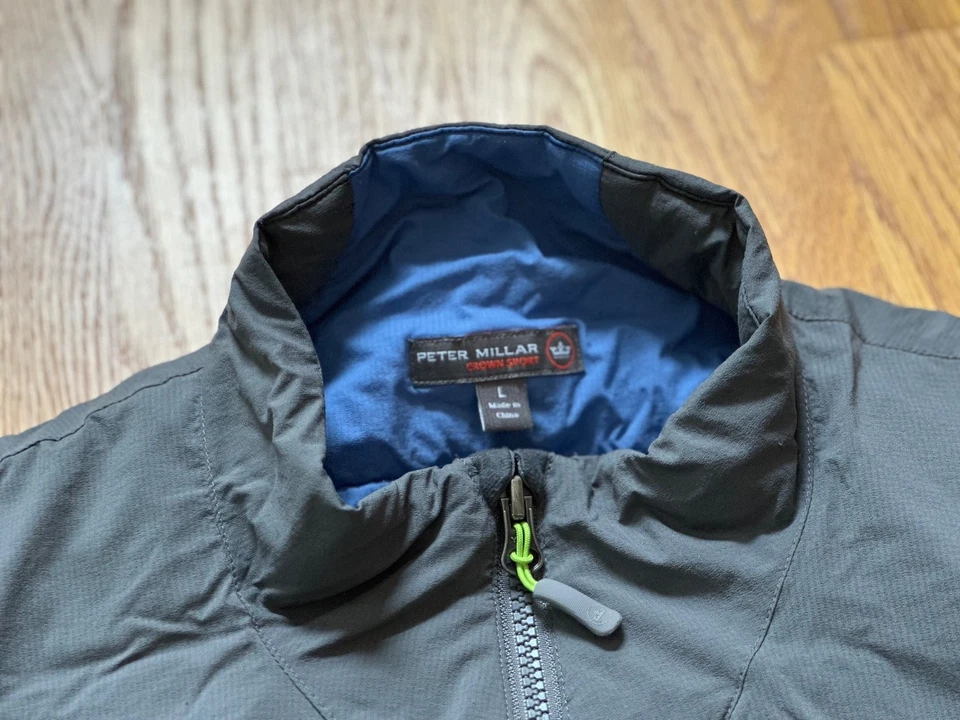 Chaqueta acolchada Peter Millar Bozeman para hombre L excelente estado 60 g aislamiento golf Foto 4 de 4