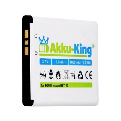 Akku für Sony Ericsson Cedar J108i Elm J10i J10i2 Hazel J20i txt CK13i CK15i