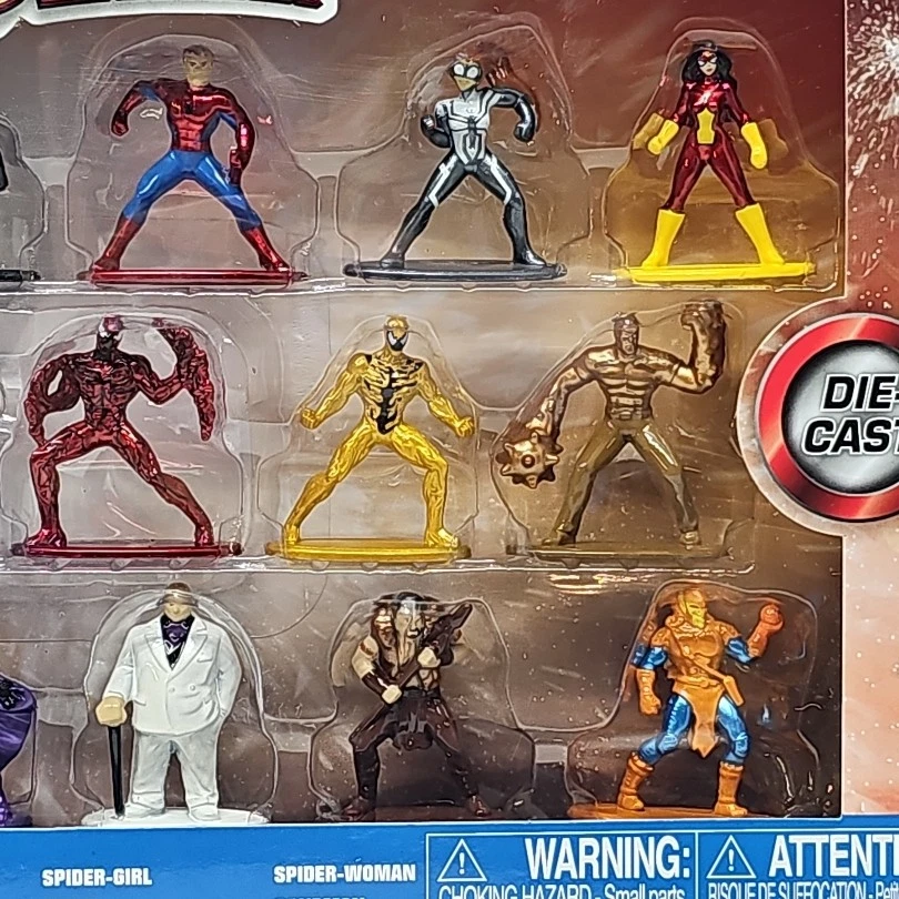 Figuras de acción de juguete Jada Marvel Spiderman Nano figuras de metal DieCast Collector serie 3 Foto 3 de 4