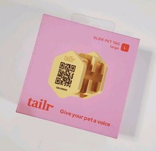 Tailr Pet QR tag slide large pet profile lost and found tag add-on MADE IN USA