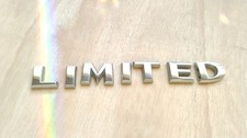Jeep Oem Limited Chrome Hatch Individual Letter Emblem Badge Logo Nameplate