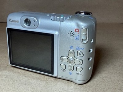Canon PowerShot A580 8.0MP Digital Camera - Silver for sale online