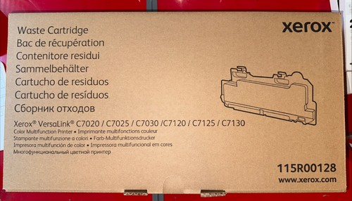 115R00128 New Genuine Xerox Waste Cartridge VersaLink C7020 C7025 C7030 series - 第 1/2 張圖片