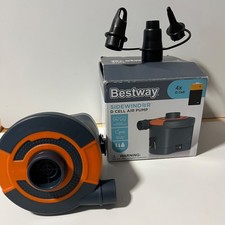 Pompa aria BESTWAY DCell batteria SIDEWINDER gonfiaggio sgonfiaggio, testata+funzionante