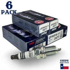 6 Pack NGK Iridium IX 2477 Spark Plugs ZFR5FIX-11