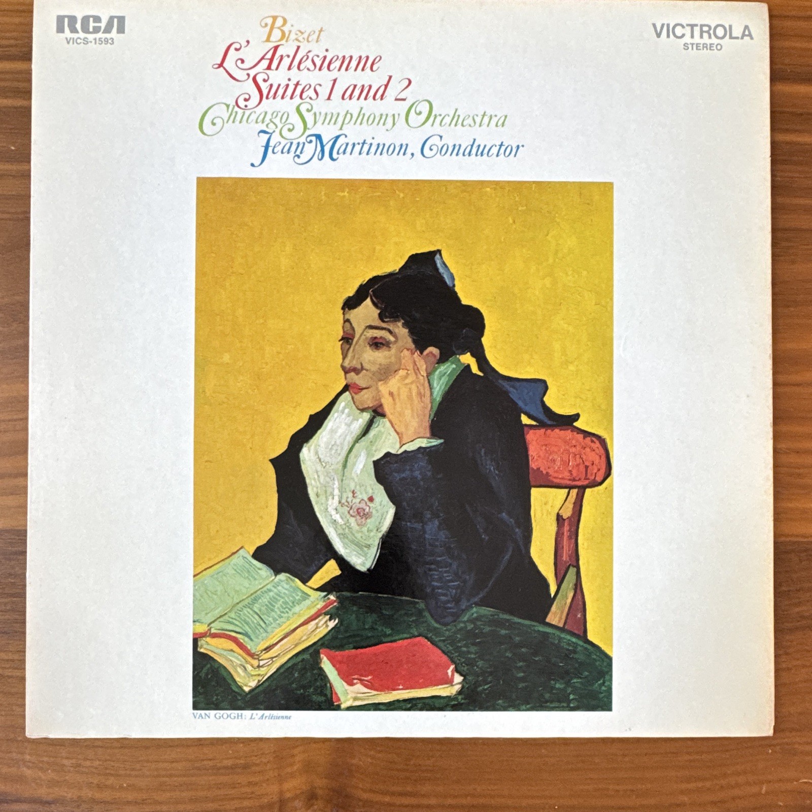vinyl record: Bizet L'Arlésienne Suites 1 & 2, Martinon, RCA VICS-1593