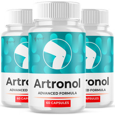  3 Pack Artronol Advanced Joint Support Formula Vitamin Supplement 180 Capsules