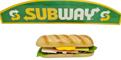 Play Food OOAK Vintage Subway 5'' Ham & Cheese Sub