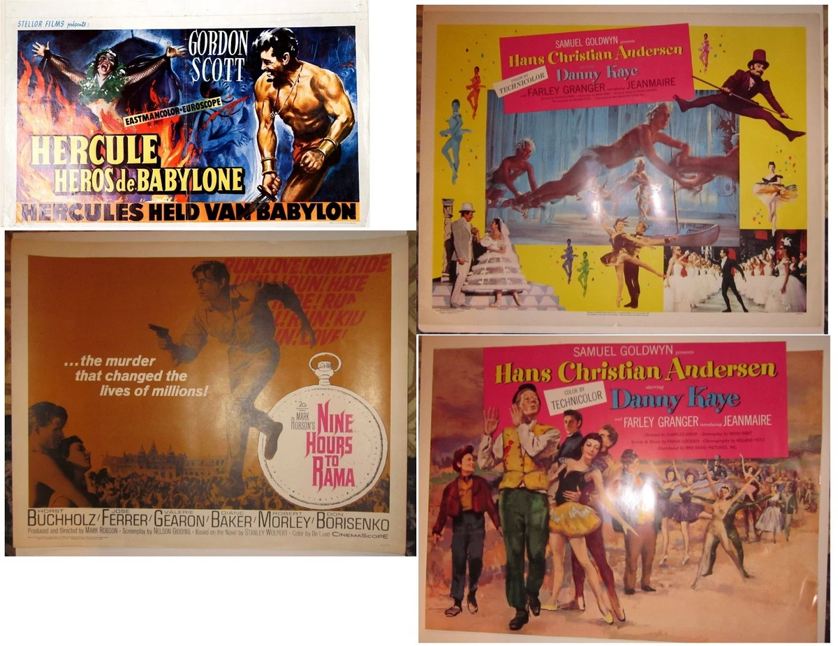 25+ Movie Memorabilia Original US Posters (1950-1959) for sale