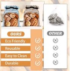2 Pack Reusable Bread Bags for Homemade Bread，Sourdough Baking Supplies — photo 5