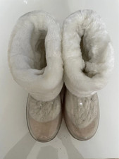 Genuine Ugg clear transparent waterproof rain boots with free Ugg boot sock