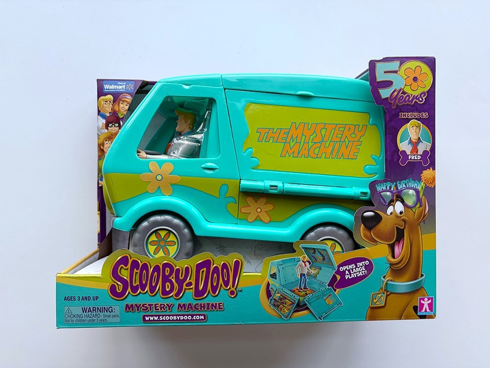 Scooby Doo Mystery Machine Playset W/ Fred Jones - Walmart Exclusive - Mib!