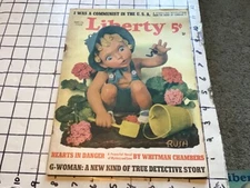 complete LIBERTY Magazine: deco modern - July 15, 1939: ROSALIE RUSH cover art