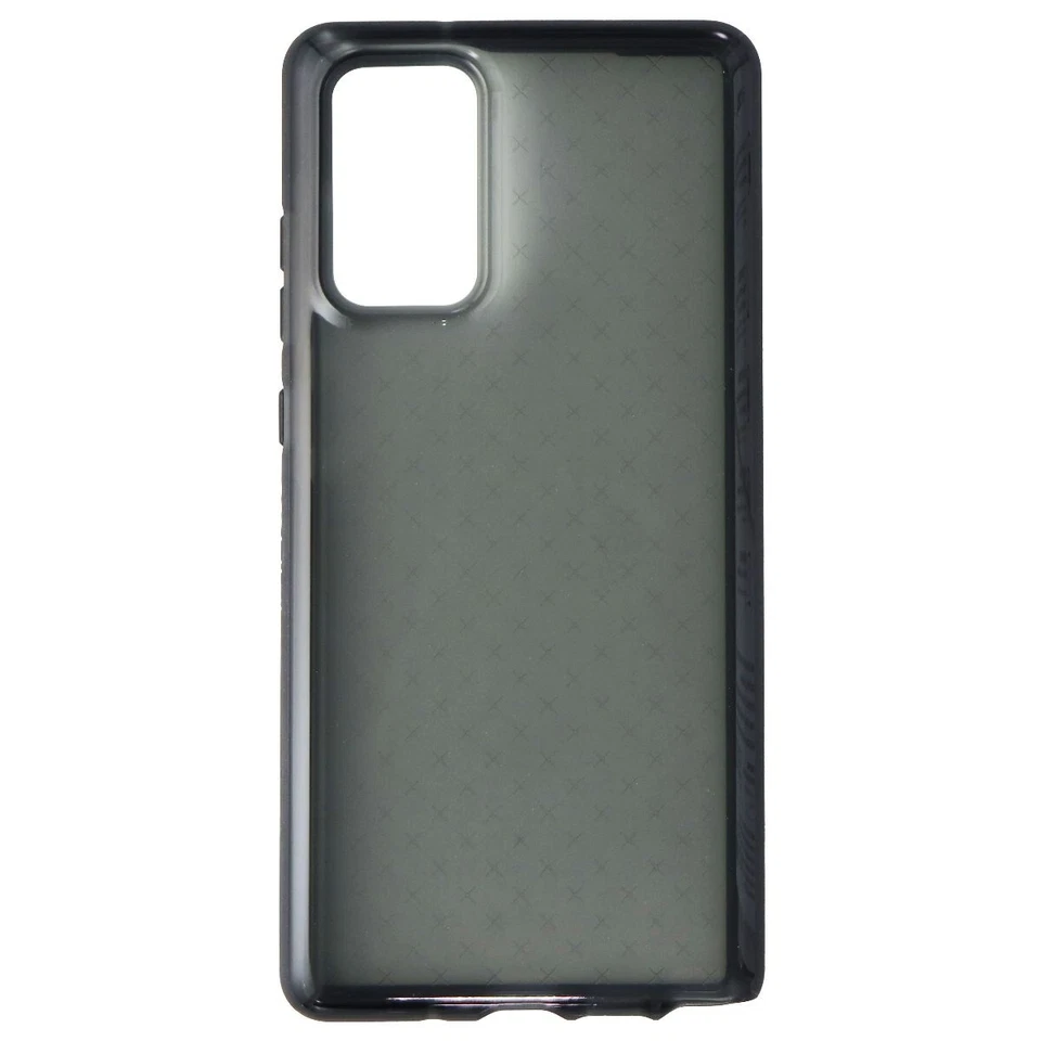 Funda Gel Tech21 Evo Check Series para Samsung Galaxy Note20 - Negra Ahumada Foto 2 de 3