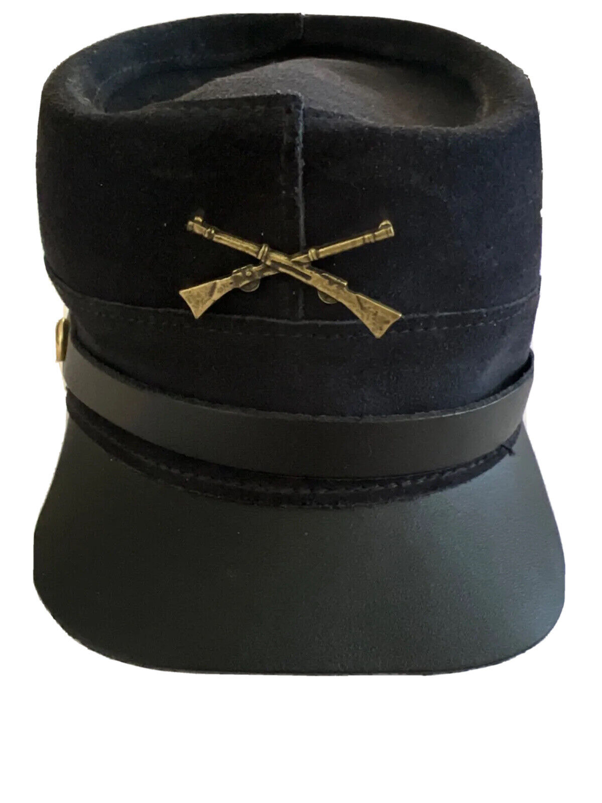 Men's Henschel Hat Co. Sz Sm USA Blue Civil War O… - image 1