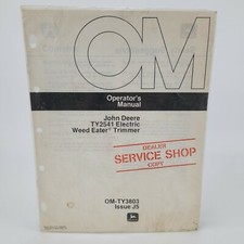 OEM John Deere TY2541 Electric Weed Eater Trimmer Owner Operator's Dealer Manual