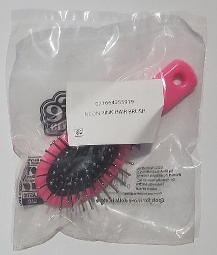 My Life As Neon Pink Hair Brush for 18" Dolls - Doll Hairbrush - Picture 2 of 2