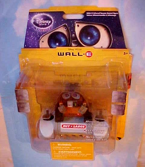 WALL•E DISNEY PIXAR Action Figure & Remote Controller BUY N LARGE