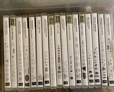 Stampin Up! Retired FRIENDLY & THANKFUL SENTIMENTS, Great Selection, CHOICE