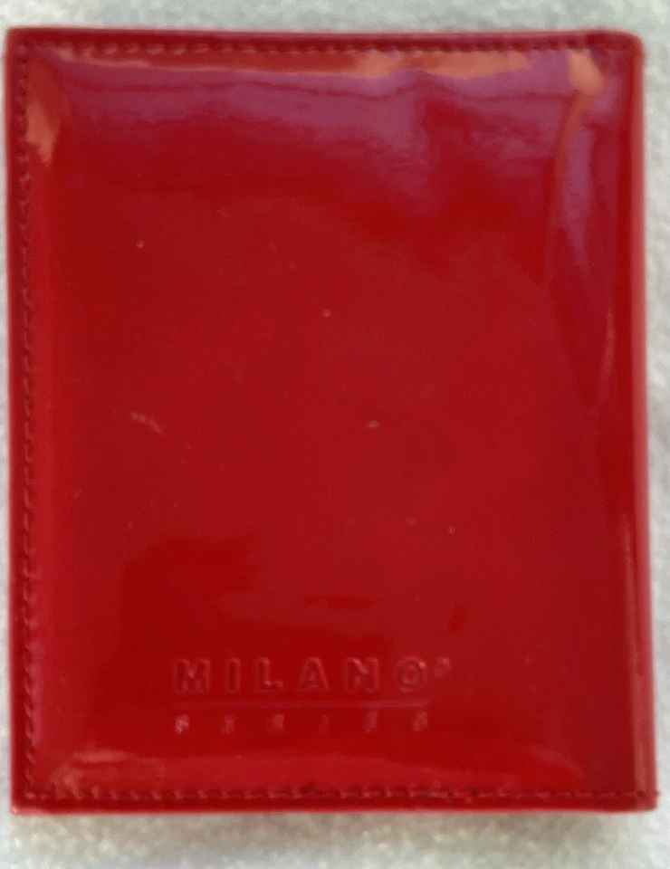 Álbum de fotos de colección Milano para caja y barril rojo charol sintético columpio nuevo sin etiquetas Foto 2 de 4