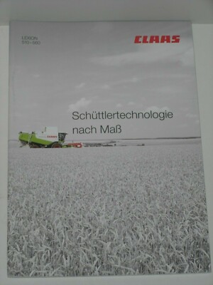 Claas Lexion 510 - 560 combine harvester brochure from 08/2007 (MD 81)