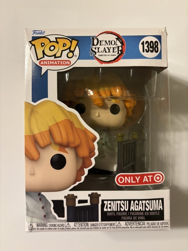 Funko Pop! Animation #1398 Zenitsu Agatsuma In Bed Demon Slayer Target Exclusive