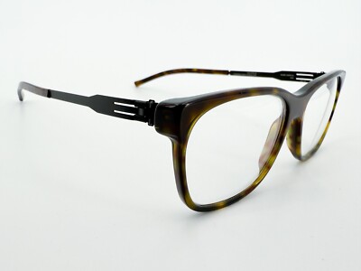IC! Berlin Nadine Eyeglasses FRAMES Black 52[]16-145 Tortoise Brown K064