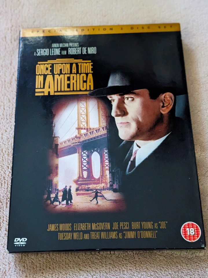Once Upon A Time In America Special Edition Region 2 DVD Robert De Niro, Import - Image 2 of 4