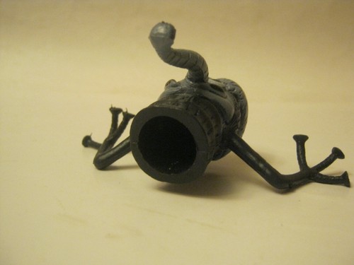 "Nuevo Monstruo de Dedo Negro y Gris ""Geez", Marioneta de Dedo (026-3) - Imagen 3 de 3